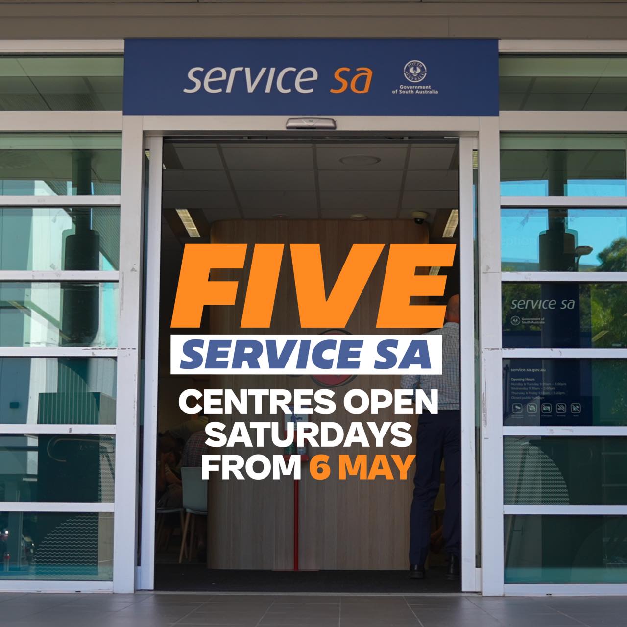 Read more about the article Service SA – Now Open Saturdays!